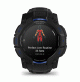Instinct 3 – 50 mm, AMOLED - Black with Black/Bolt Blue Band - 010-03020-03 - Garmin 